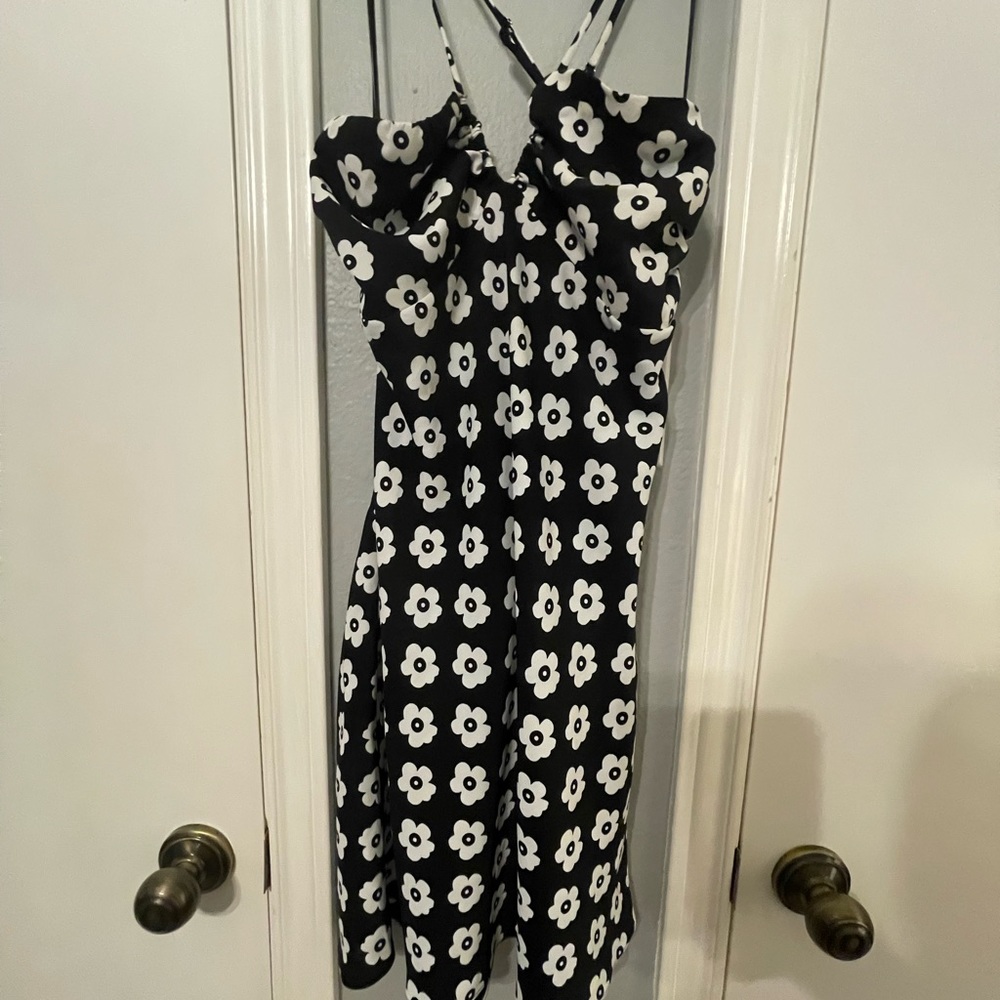 Flower mini dress